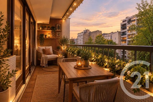 Appartement T2 à vendre - 2 pièces - 46.94 m2 - PARIS - 75016 - ILE-DE-FRANCE - Century 21 Auteuil Seine