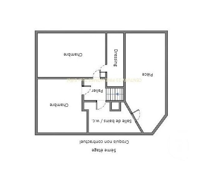 Appartement F6 à vendre - 6 pièces - 102.19 m2 - PARIS - 75016 - ILE-DE-FRANCE - Century 21 Auteuil Seine