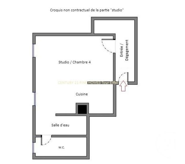 Appartement F6 à vendre - 6 pièces - 102.19 m2 - PARIS - 75016 - ILE-DE-FRANCE - Century 21 Auteuil Seine