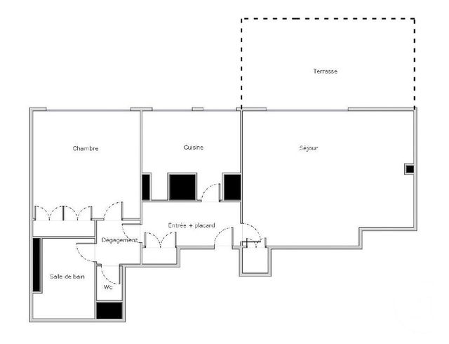 Appartement F2 à vendre - 2 pièces - 62.37 m2 - PARIS - 75016 - ILE-DE-FRANCE - Century 21 Auteuil Seine