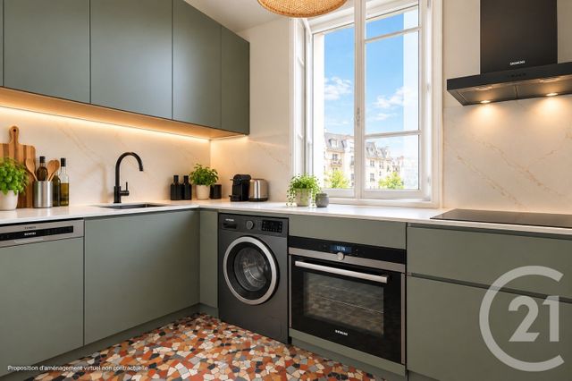 Appartement F4 à vendre - 4 pièces - 90.07 m2 - PARIS - 75016 - ILE-DE-FRANCE - Century 21 Auteuil Seine