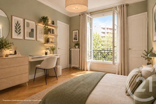 Appartement F4 à vendre - 4 pièces - 90.07 m2 - PARIS - 75016 - ILE-DE-FRANCE - Century 21 Auteuil Seine