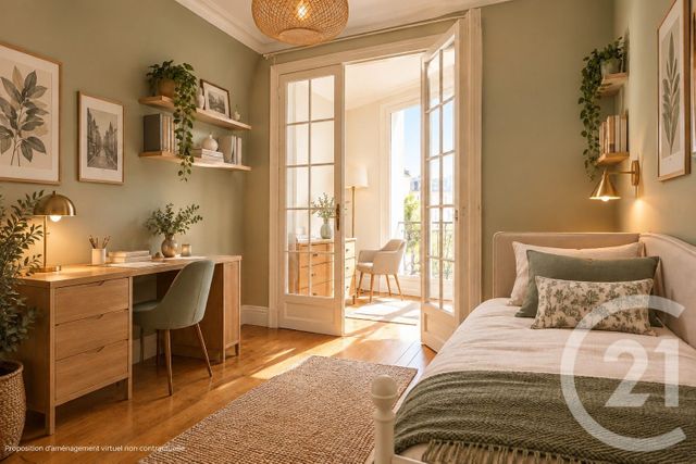 Appartement F4 à vendre - 4 pièces - 90.07 m2 - PARIS - 75016 - ILE-DE-FRANCE - Century 21 Auteuil Seine